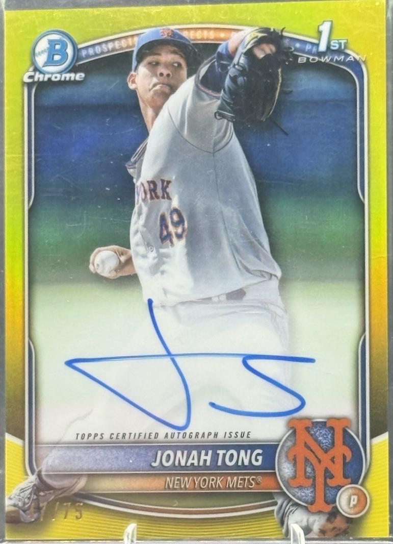 Jonah Tong [Yellow Mojo Refractor] #CPA-JTO