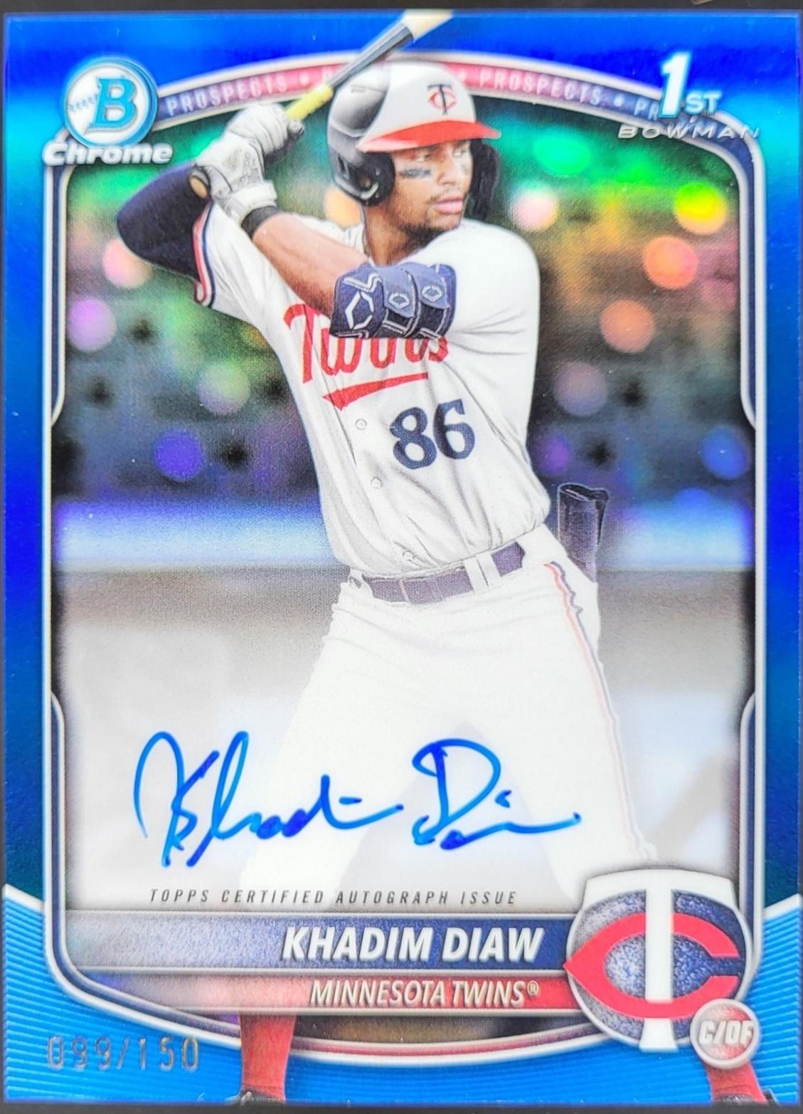 Khadim Diaw [Blue Mojo Refractor] #CPA-KDW