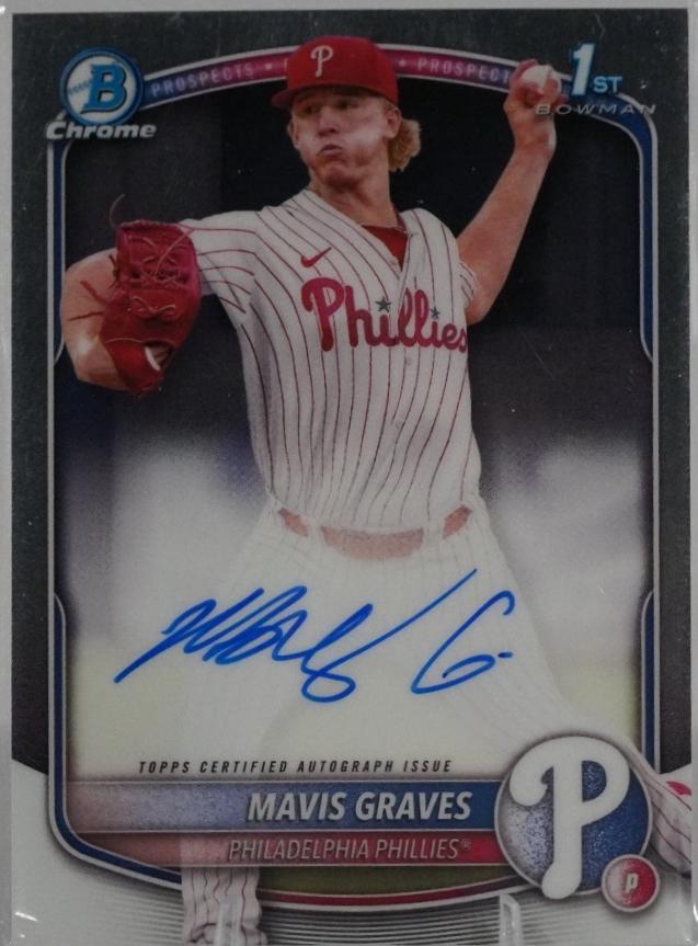 Mavis Graves [Black White Shimmer Refractor] #CPA-MG