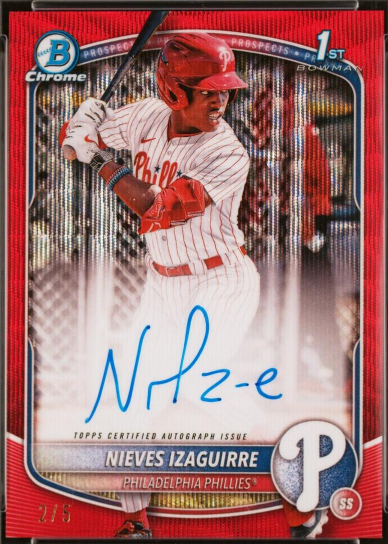 Nieves Izaguirre [Red Wave Refractor] #CPA-NI