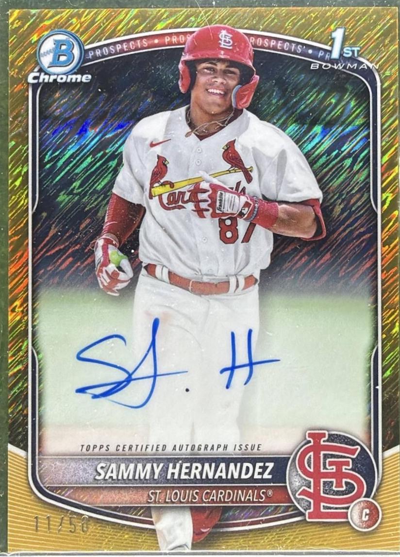 Sammy Hernandez [Gold Shimmer Refractor] #CPA-SH