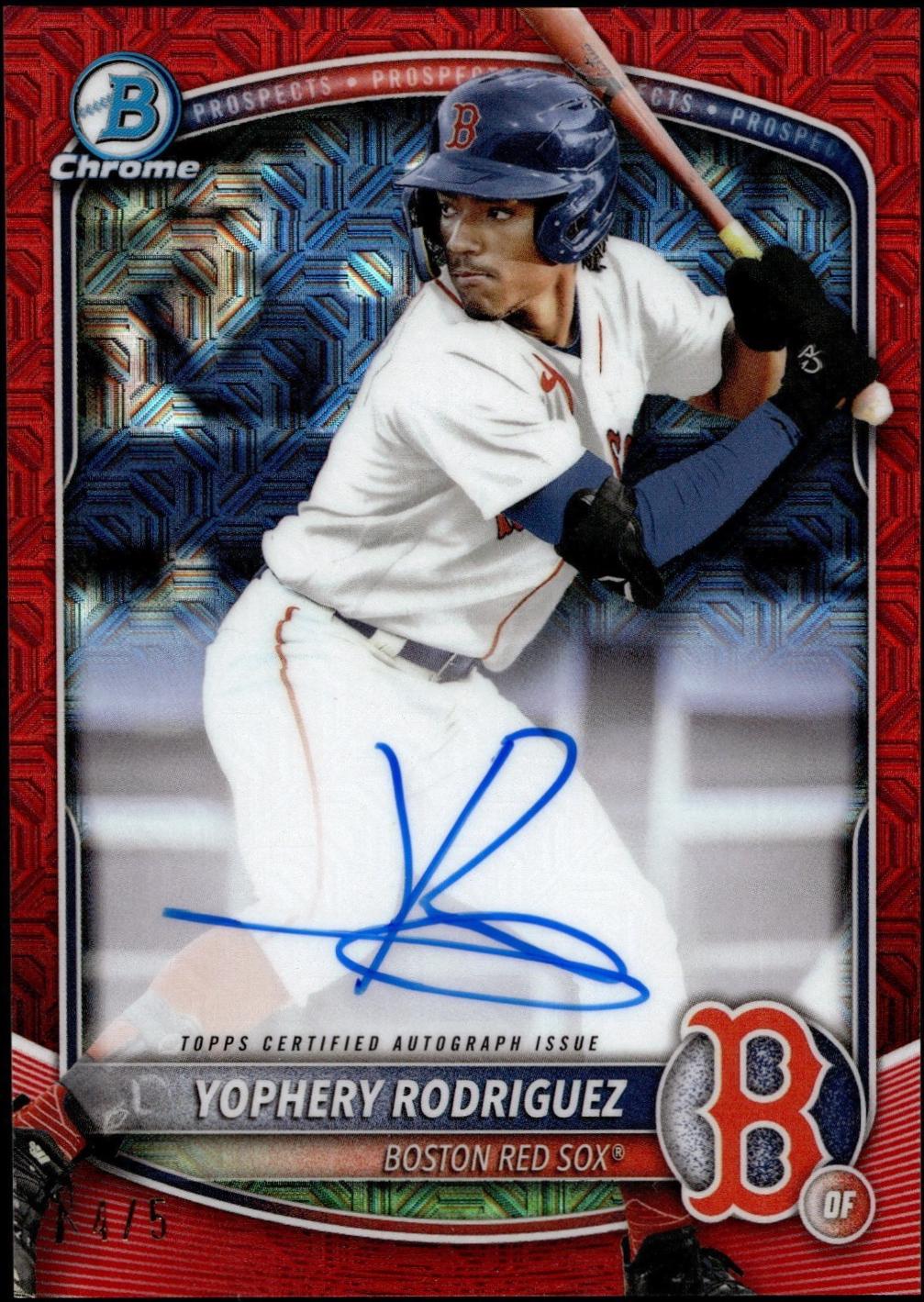 Yophery Rodriguez [Red Mojo Refractor] #CPA-YR
