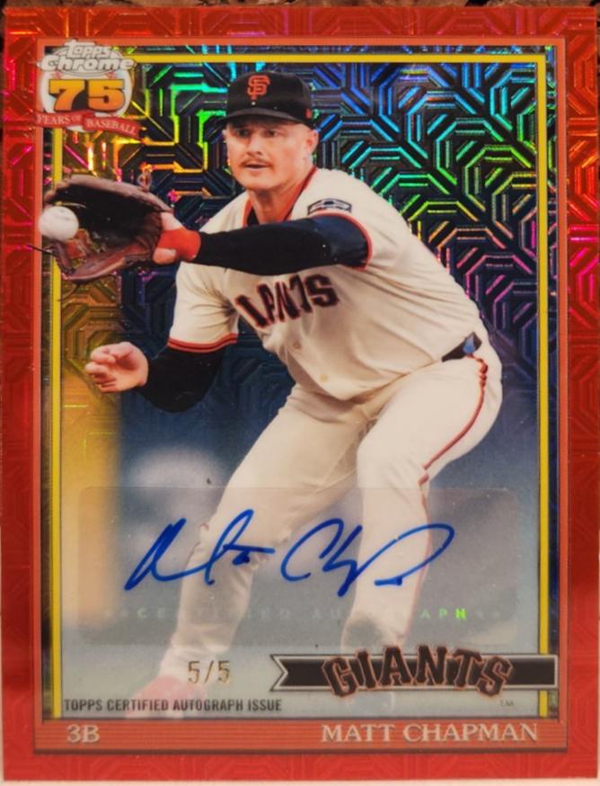 Matt Chapman [Red Autograph] #91C-97