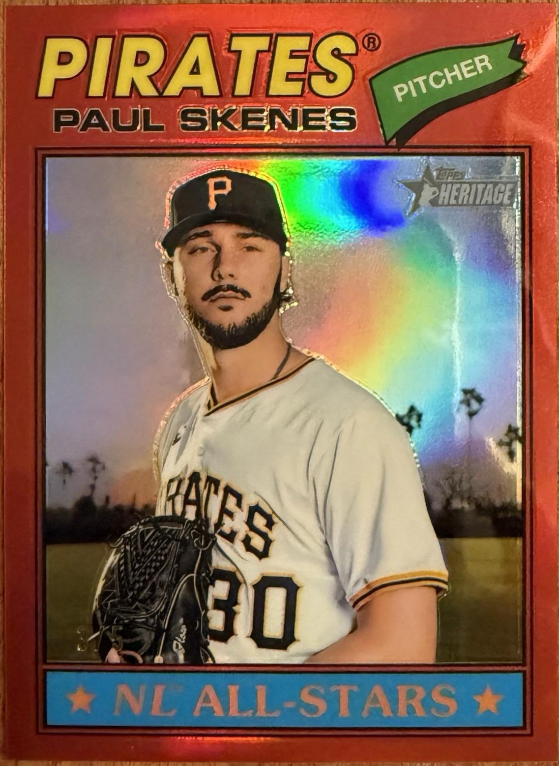 Paul Skenes [Red Bordered Chrome] #33
