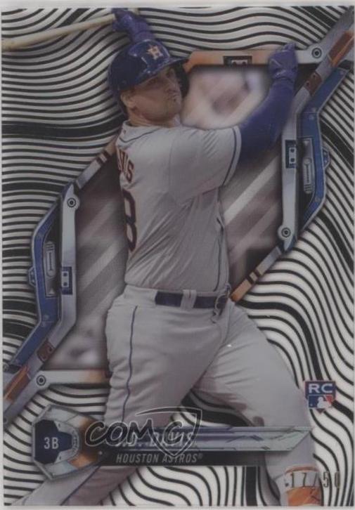 J.D. Davis [Rainbow Foil Black] #HT-JDA