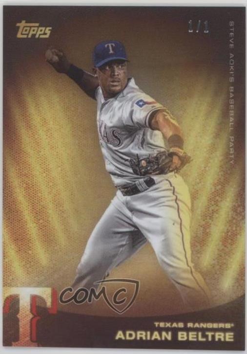 Adrian Beltre [Yellow Glitter] #190