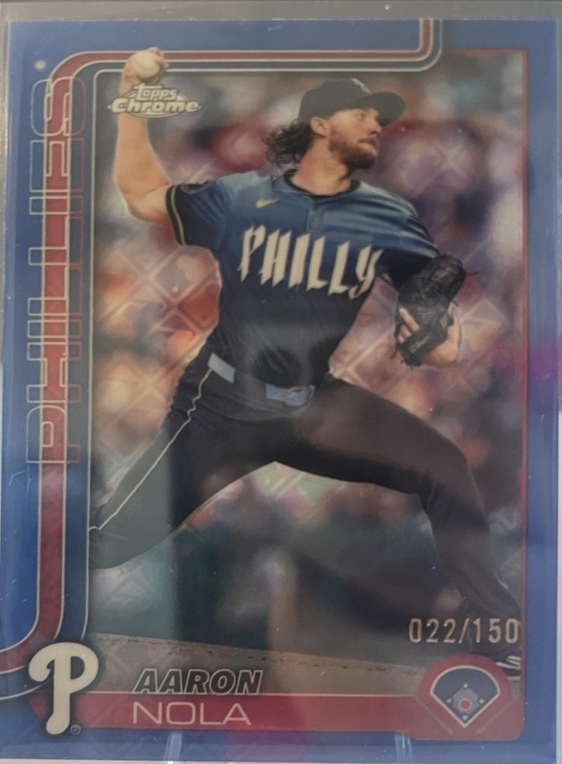 Aaron Nola [Blue Refractor] #286