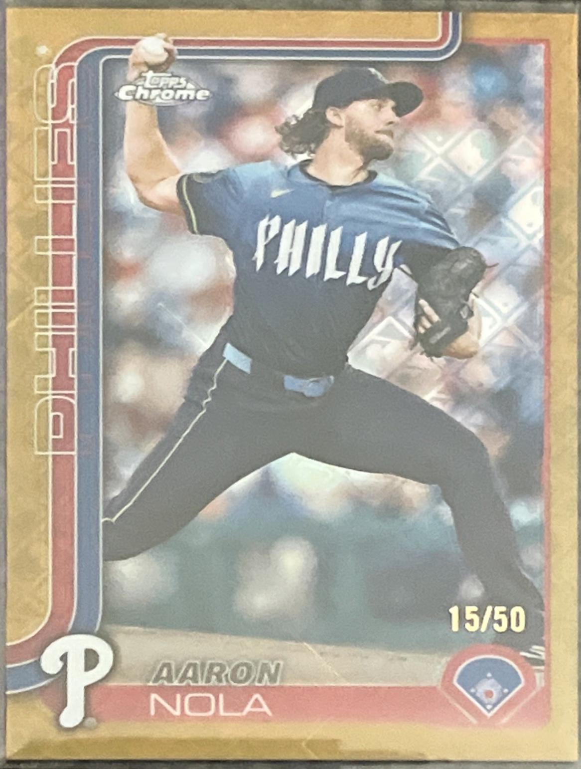 Aaron Nola [Gold Refractor] #286