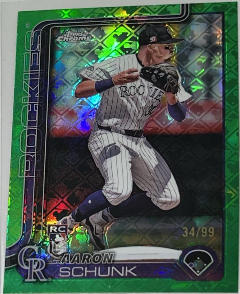 Aaron Schunk [Green Refractor] #238