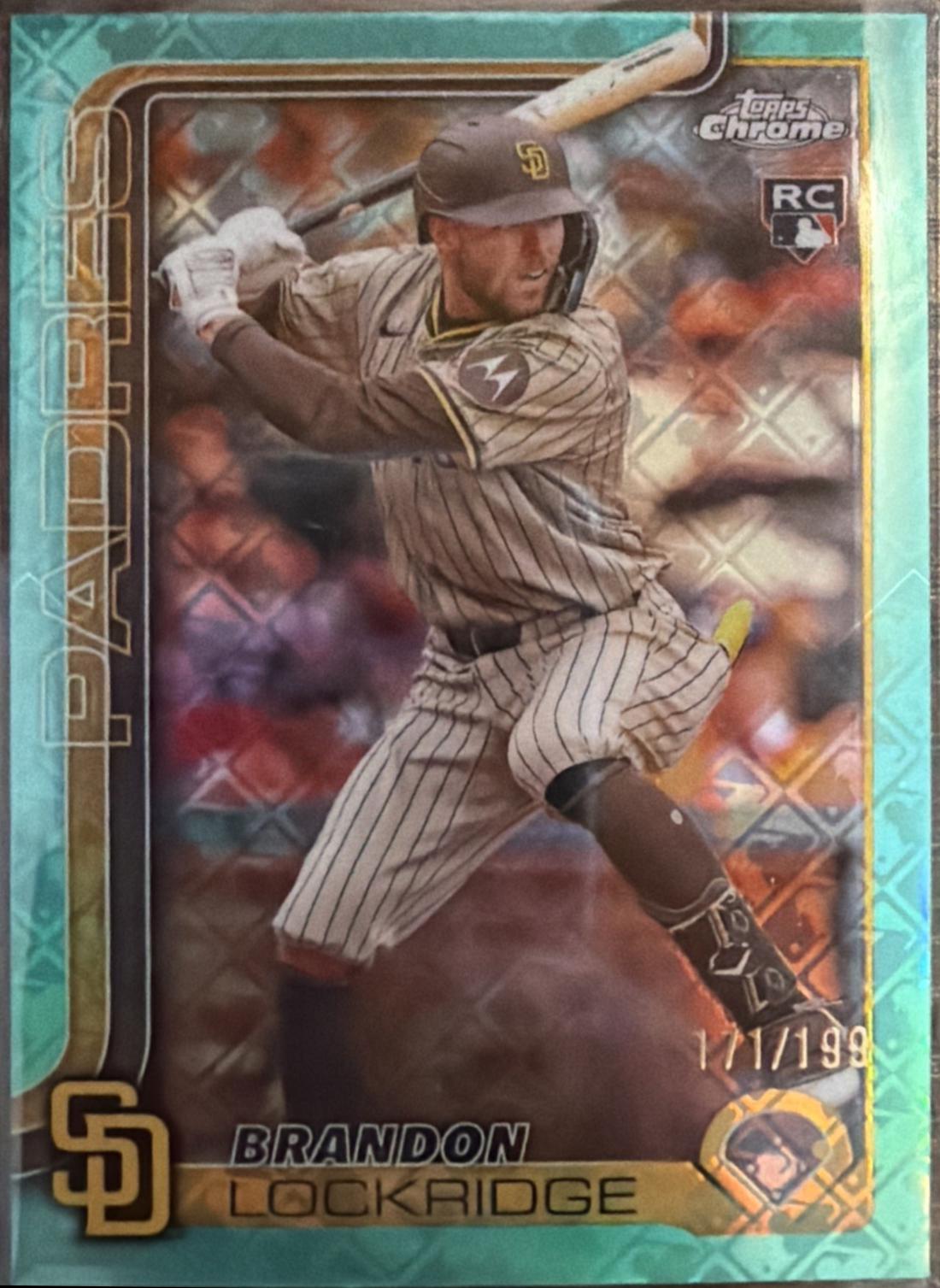 Brandon Lockridge [Aqua Refractor] #106