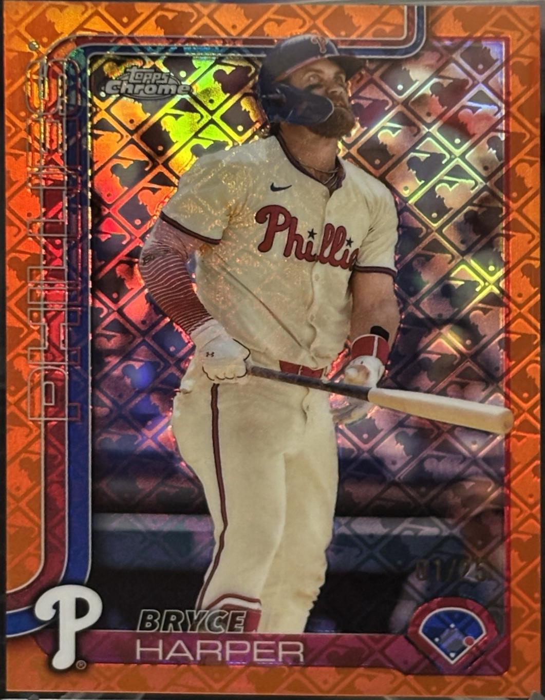 Bryce Harper [Orange Refractor] #150