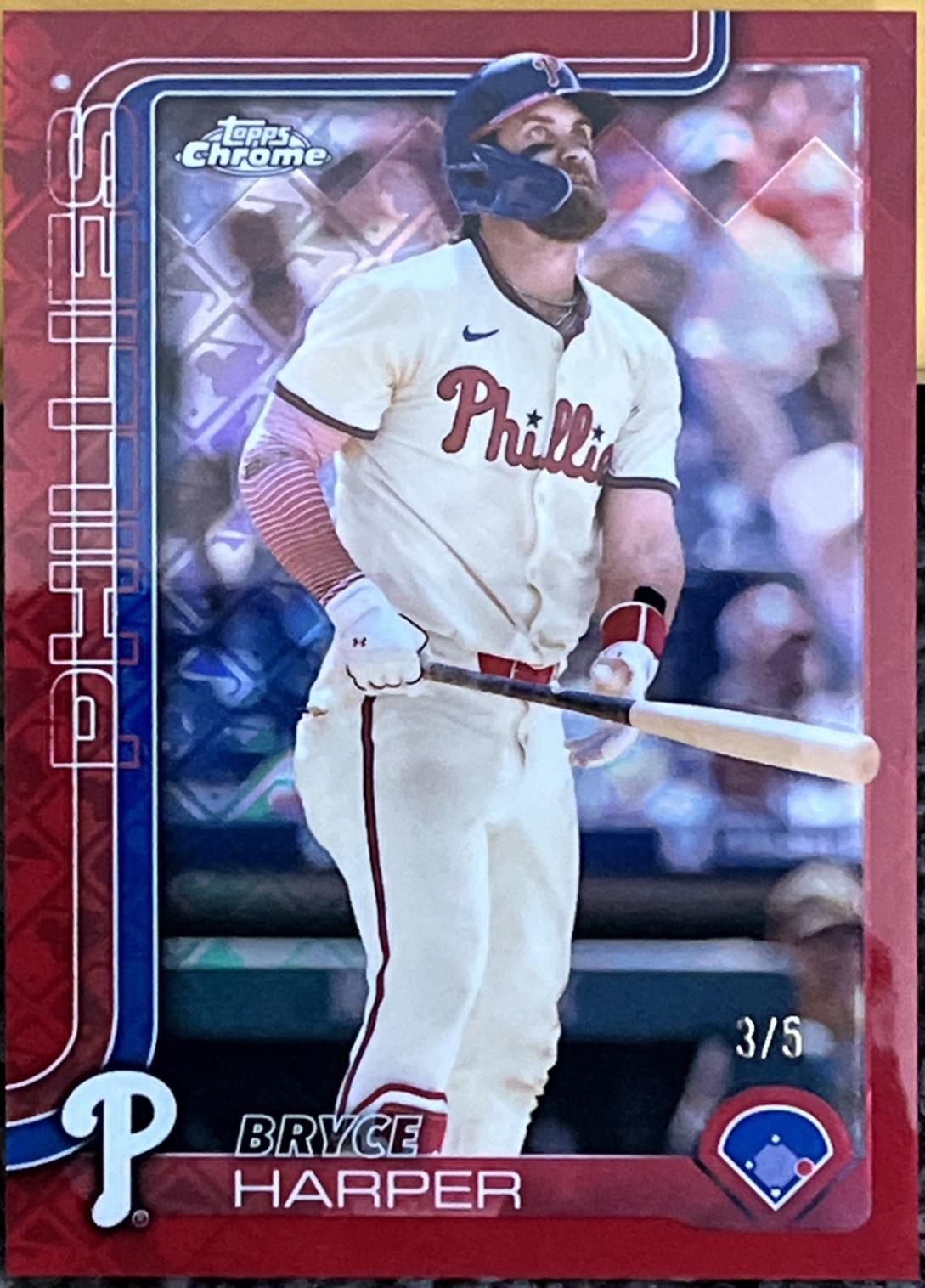 Bryce Harper [Red Refractor] #150