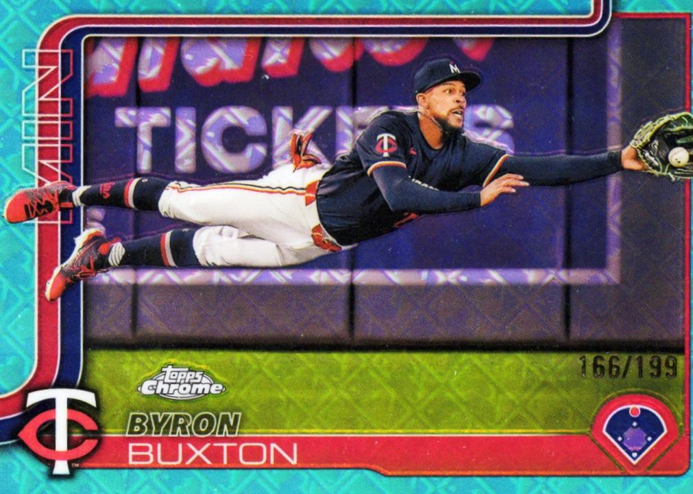Byron Buxton [Aqua Refractor] #172