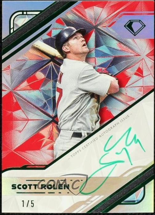 Scott Rolen [Green Ink Red] #WPA-SR
