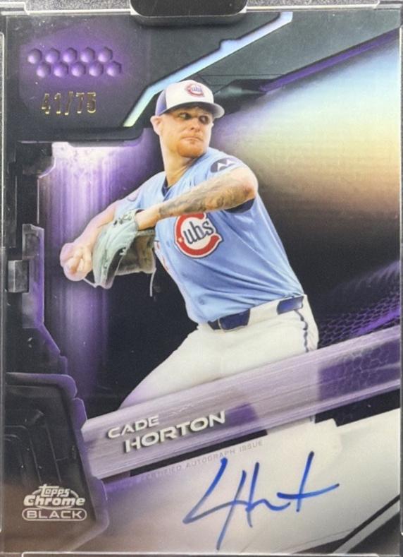 Cade Horton [Purple Refractor] #CBA-CH