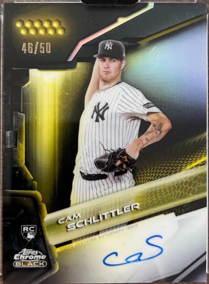 Cam Schlittler [Gold Refractor] #CBA-SC