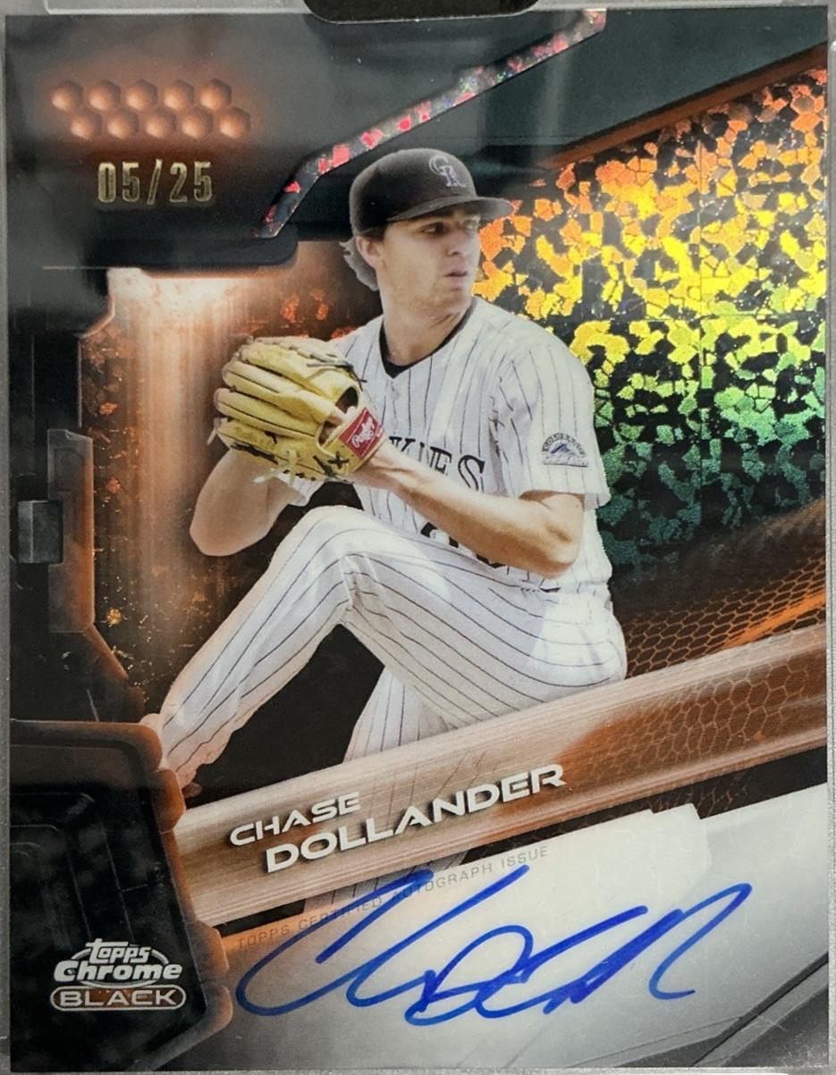 Chase Dollander [Orange Refractor] #CBA-CD