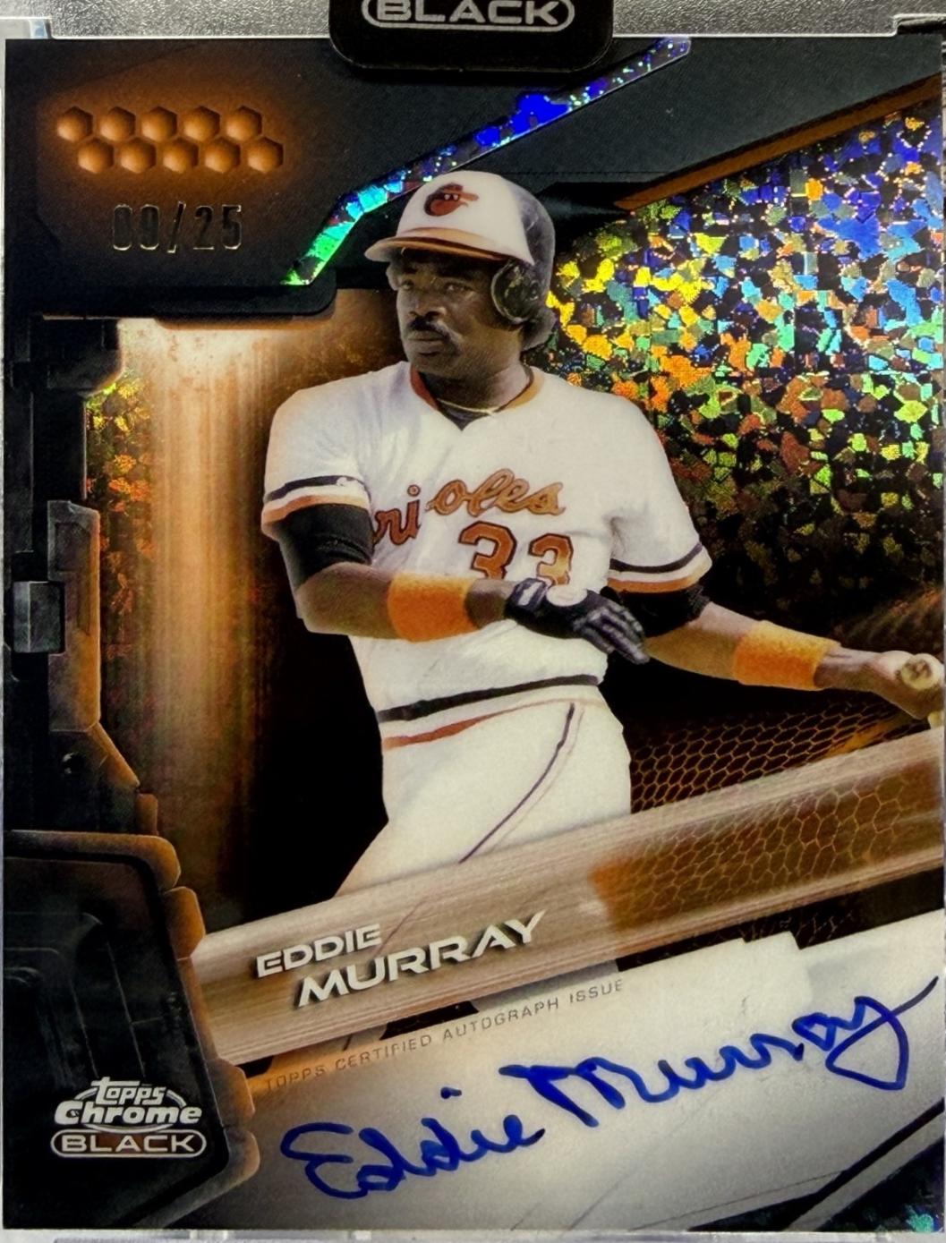 Eddie Murray [Orange Mini-Diamond Refractor] #CBA-EM