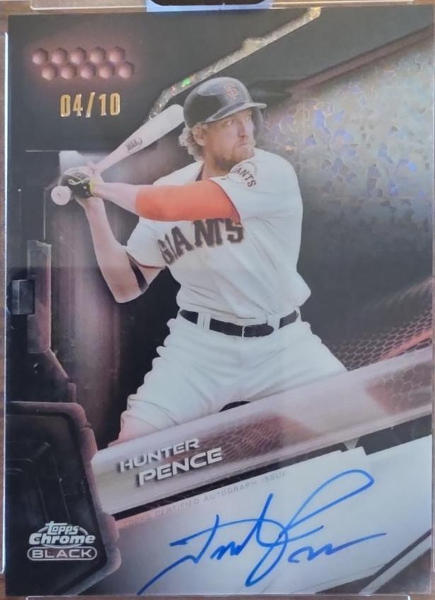 Hunter Pence [Rose Gold Refractor] #CBA-HP