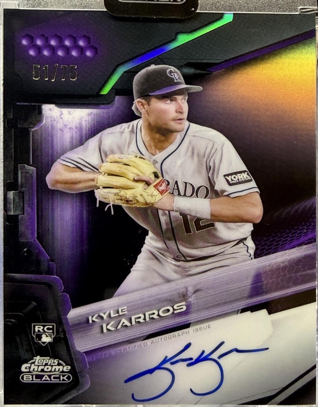 Kyle Karros [Purple Refractor] #CBA-KK
