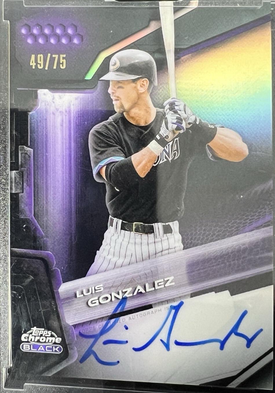 Luis Gonzalez [Purple Refractor] #CBA-LG