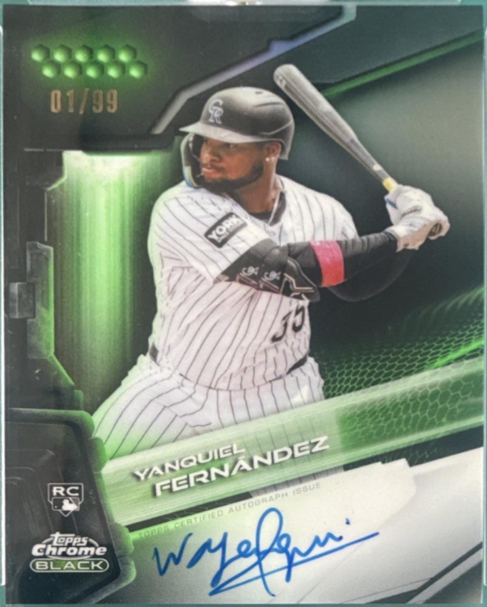 Yanquiel Fernandez [Green Refractor] #CBA-YF