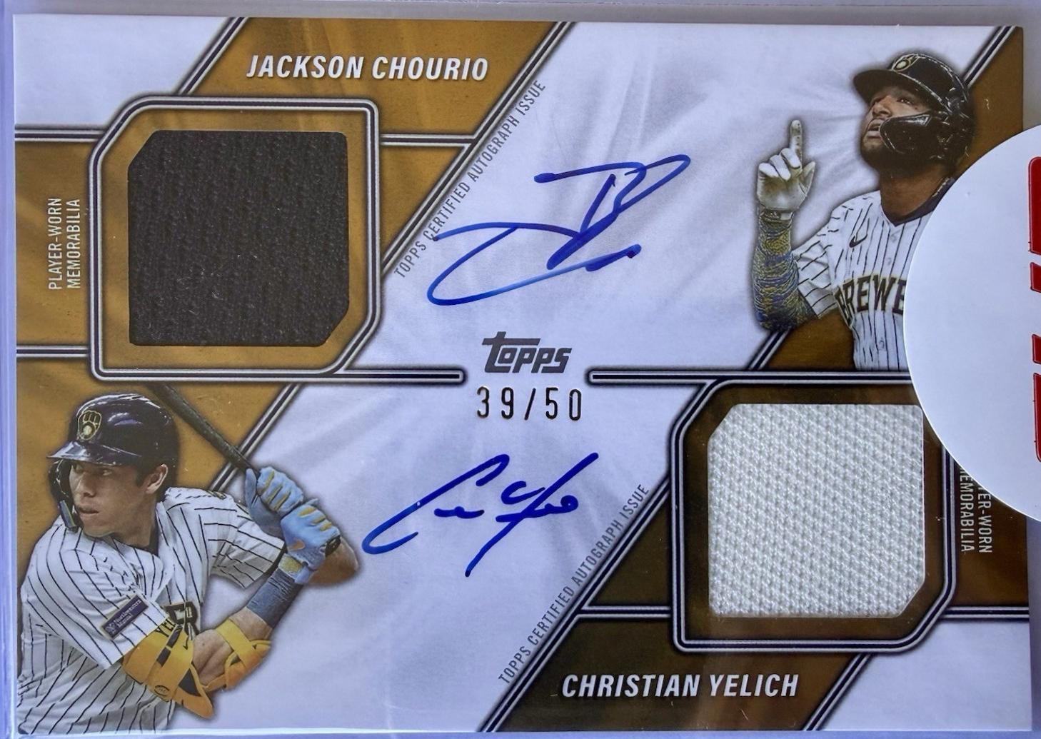 Jackson Chourio / Christian Yelich #MLMDA-CY
