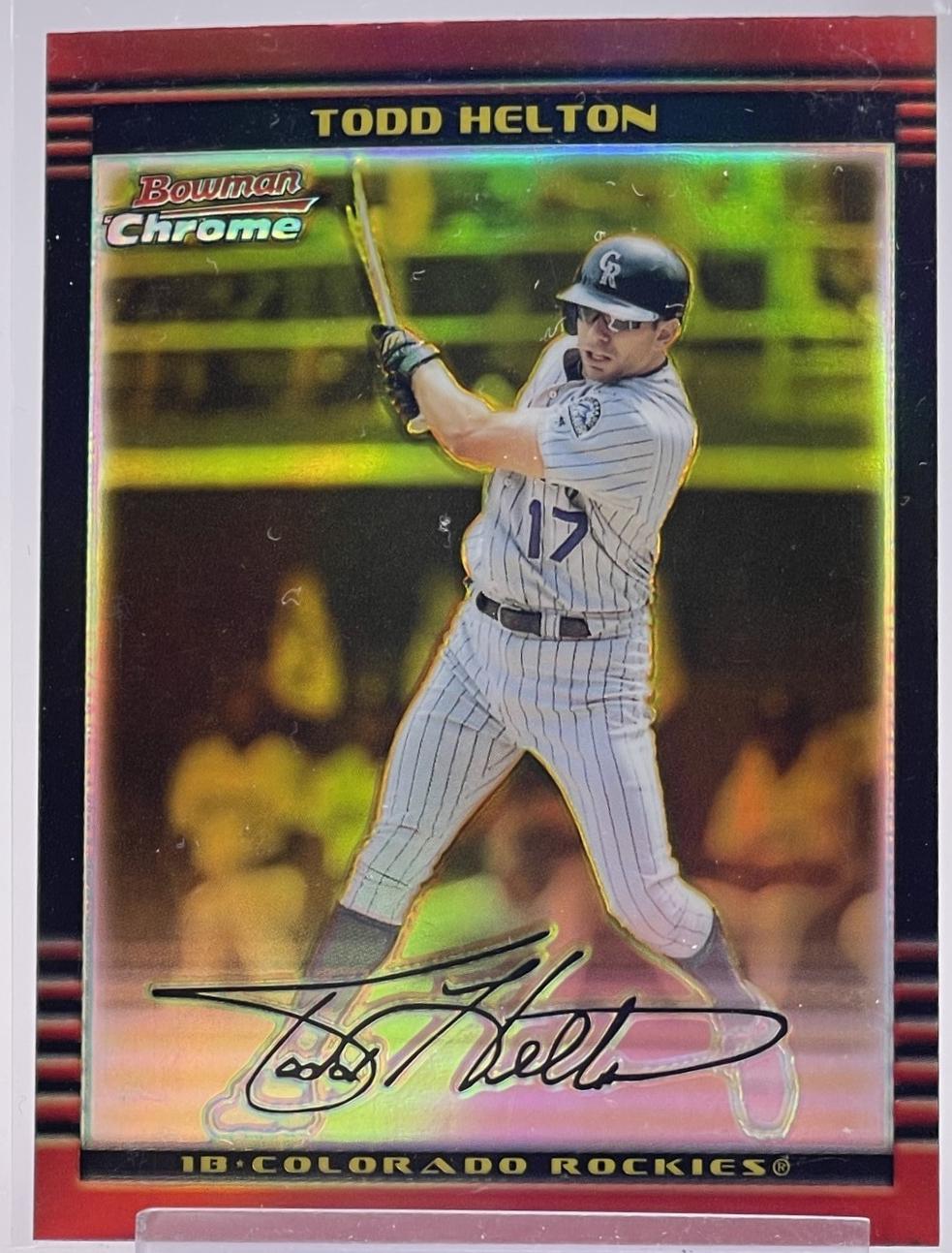 Todd Helton [Gold Refractor] #75