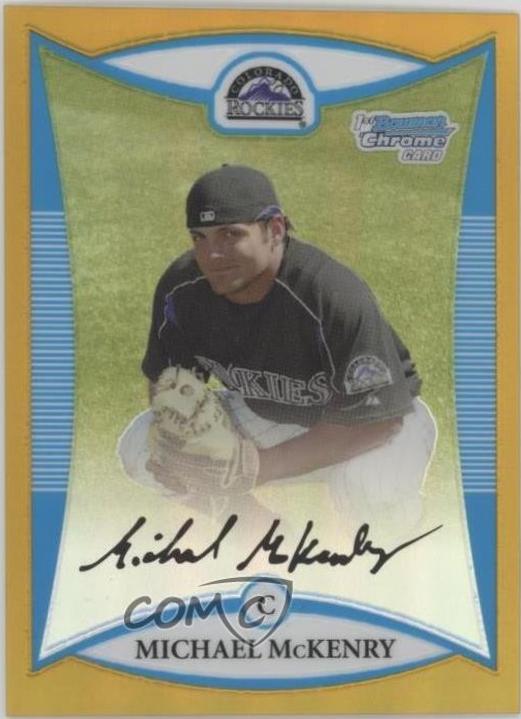 Michael McKenry [Gold Refractor] #BCP45