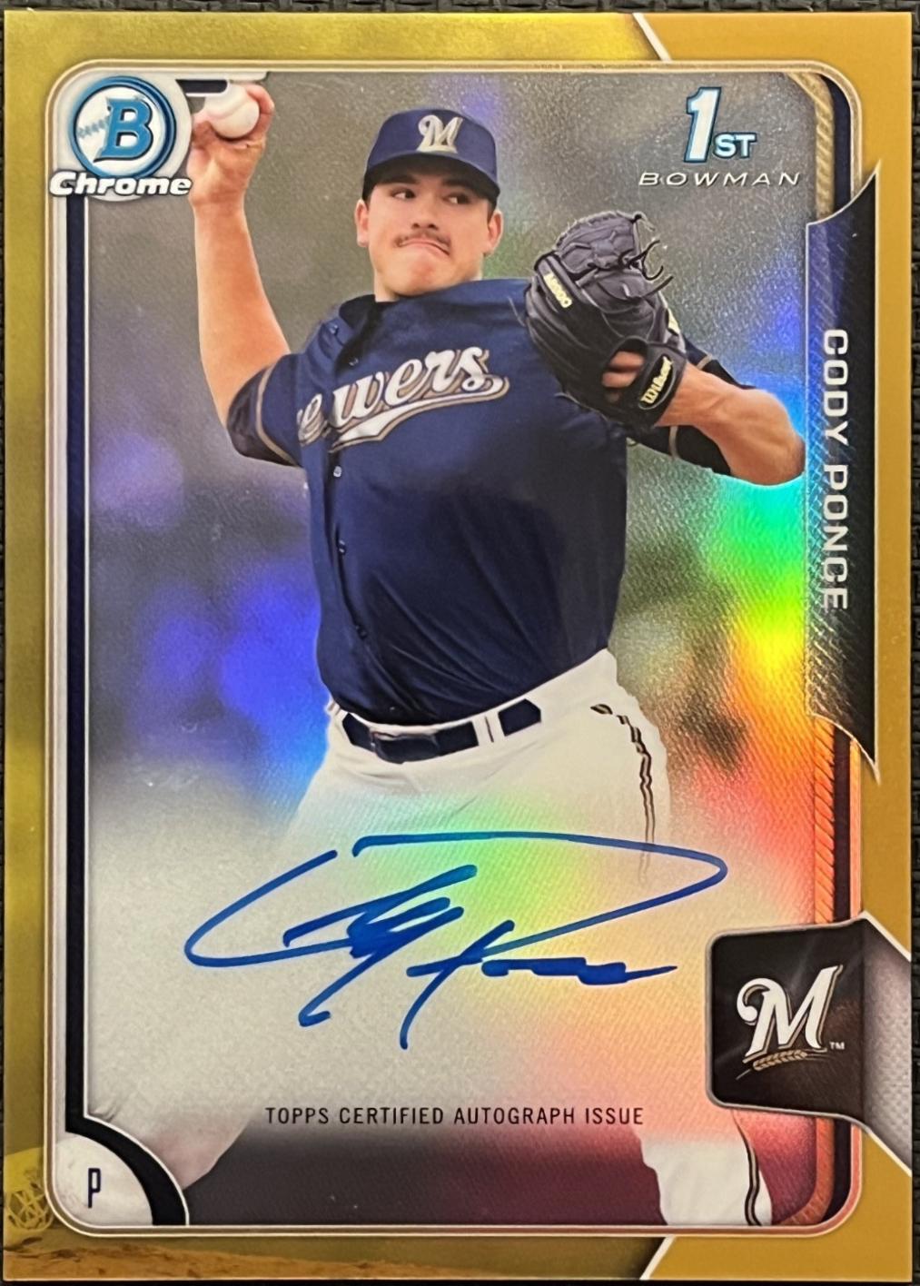 Cody Ponce [Gold Refractor] #BCA-CP