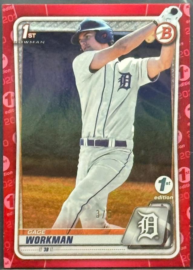 Gage Workman [Red Foil] #BD-33
