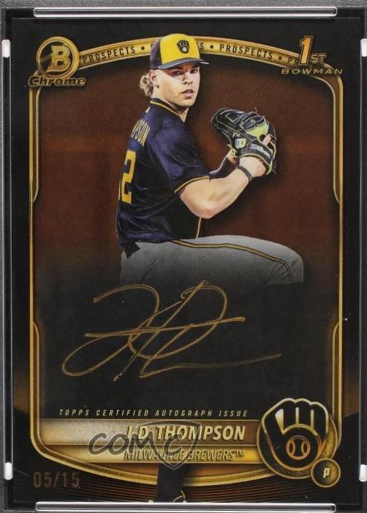 J.D. Thompson [Gold Ink] #CPA-JT