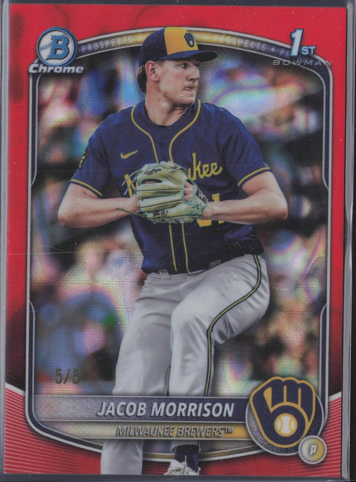 Jacob Morrison [Red X-Fractor] #CPA-JMO