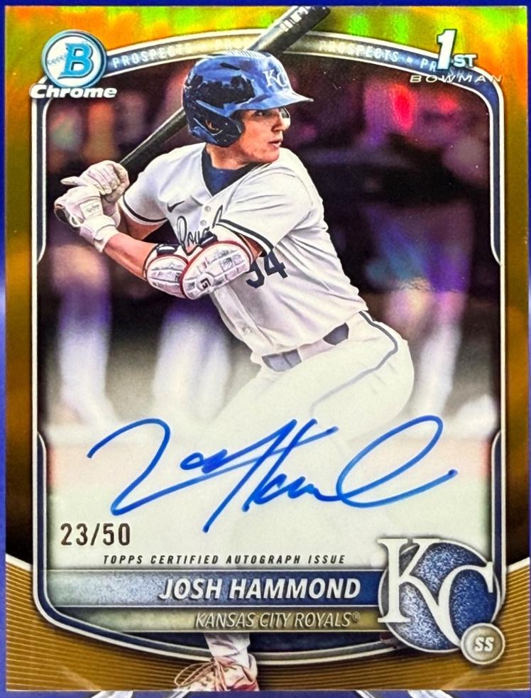 Josh Hammond [Gold Refractor] #CPA-JH