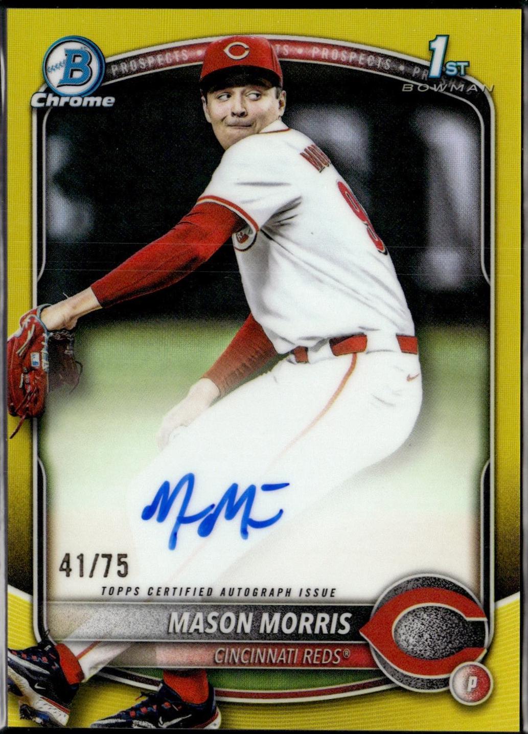 Mason Morris [Yellow Refractor] #CPA-MM