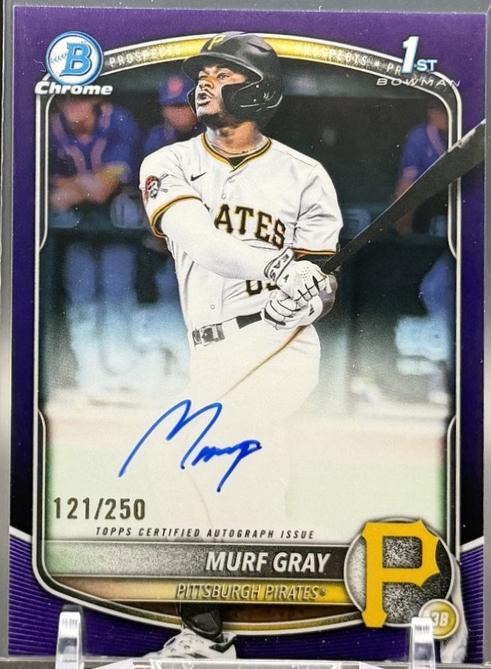 Murf Gray [Purple Refractor] #CPA-MG