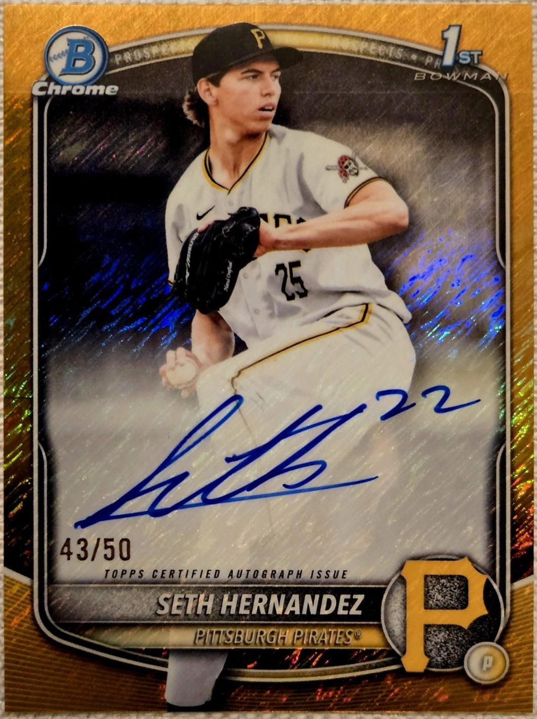 Seth Hernandez [Gold Refractor] #CPA-SH