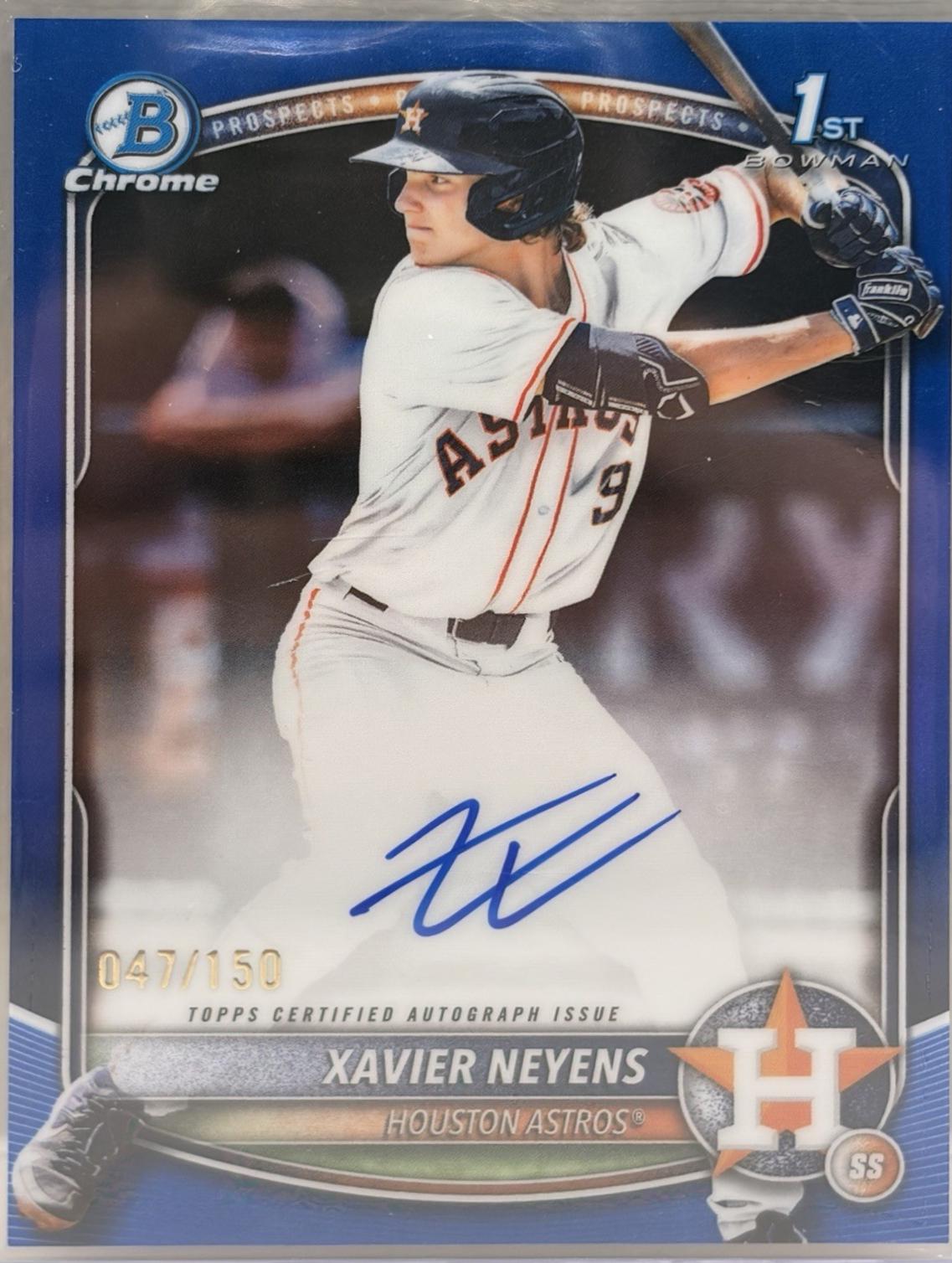 Xavier Neyens [Blue Refractor] #CPA-XN