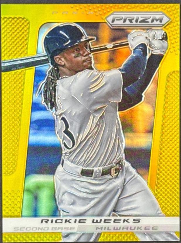 Rickie Weeks [Gold Prizm] #12