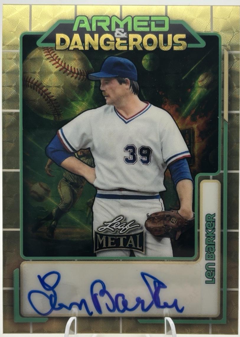 Len Barker [Super Prismatic Gold] #ASA-LB1