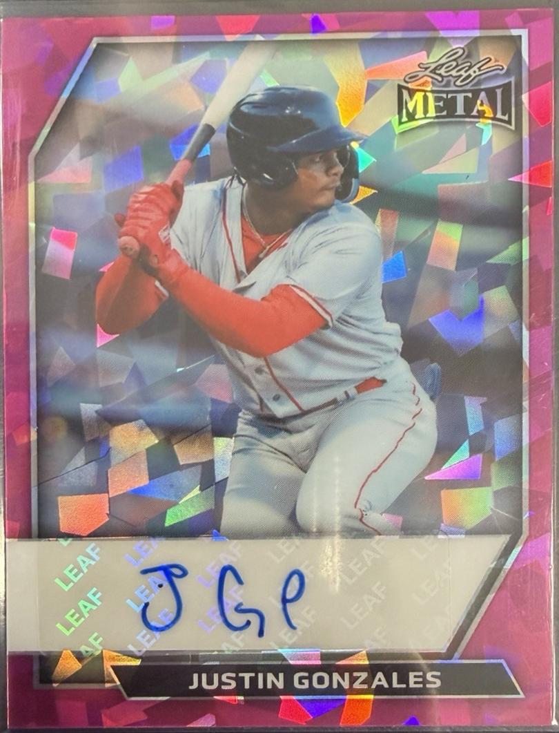 Justin Gonzales [Prismatic Pink] #BA-JG3