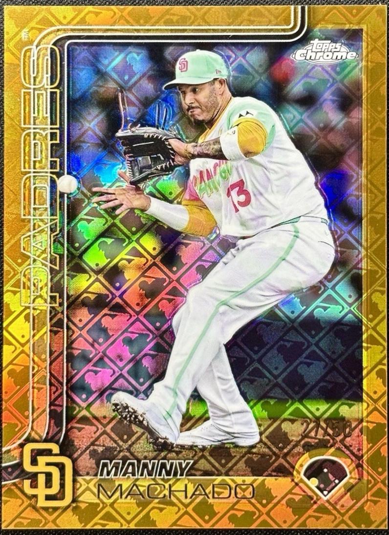 Manny Machado [Gold Refractor] #53