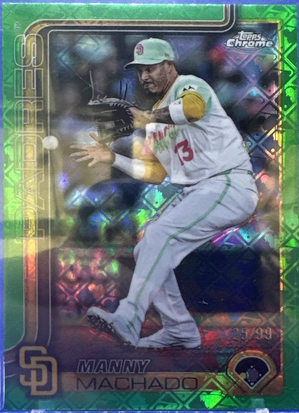 Manny Machado [Green Refractor] #53