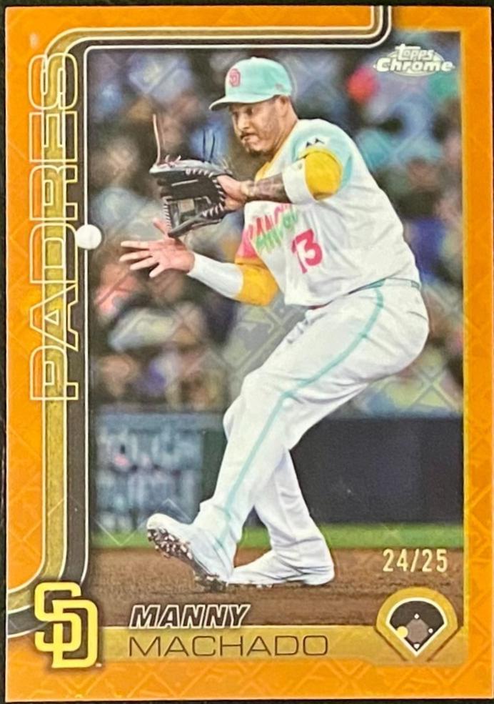 Manny Machado [Orange Refractor] #53