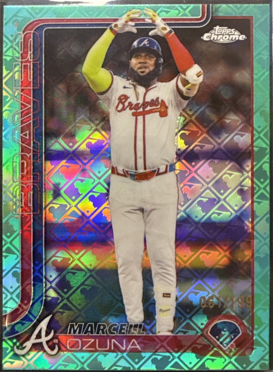 Marcell Ozuna [Aqua Refractor] #250