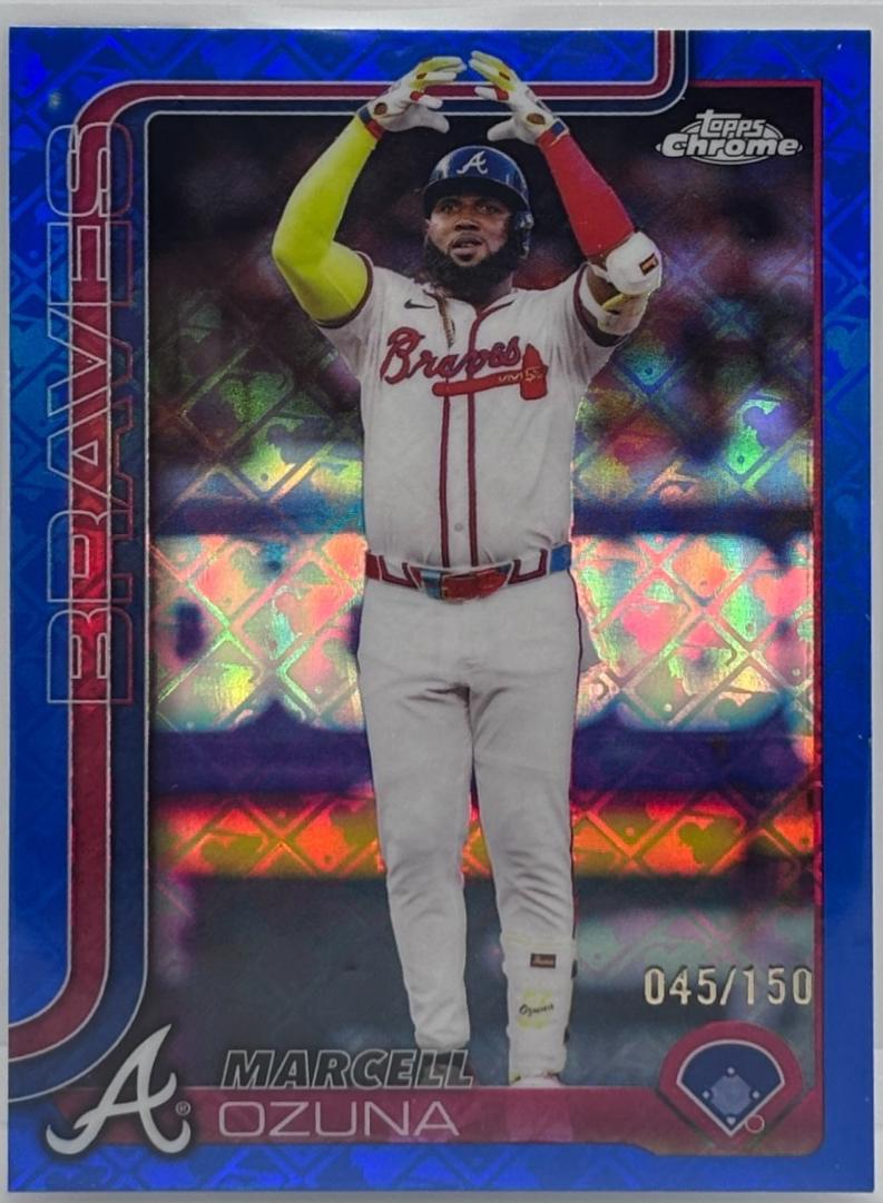 Marcell Ozuna [Blue Refractor] #250