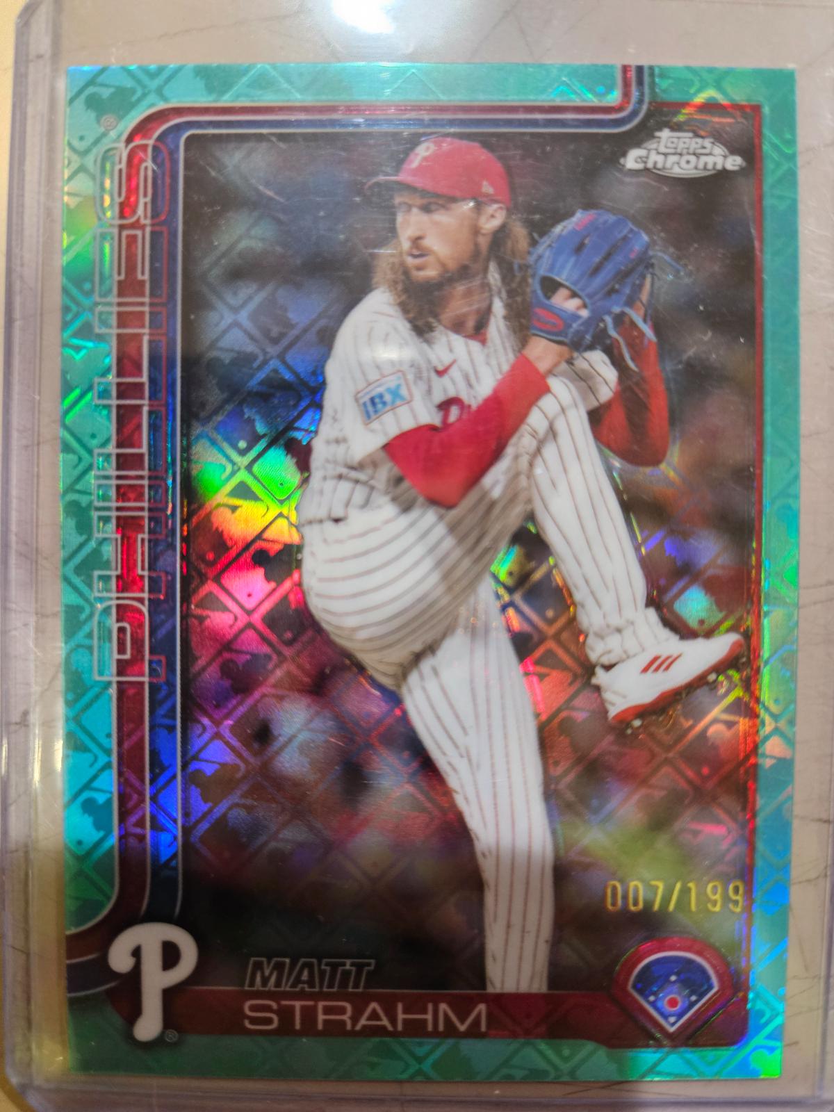 Matt Strahm [Aqua Refractor] #178
