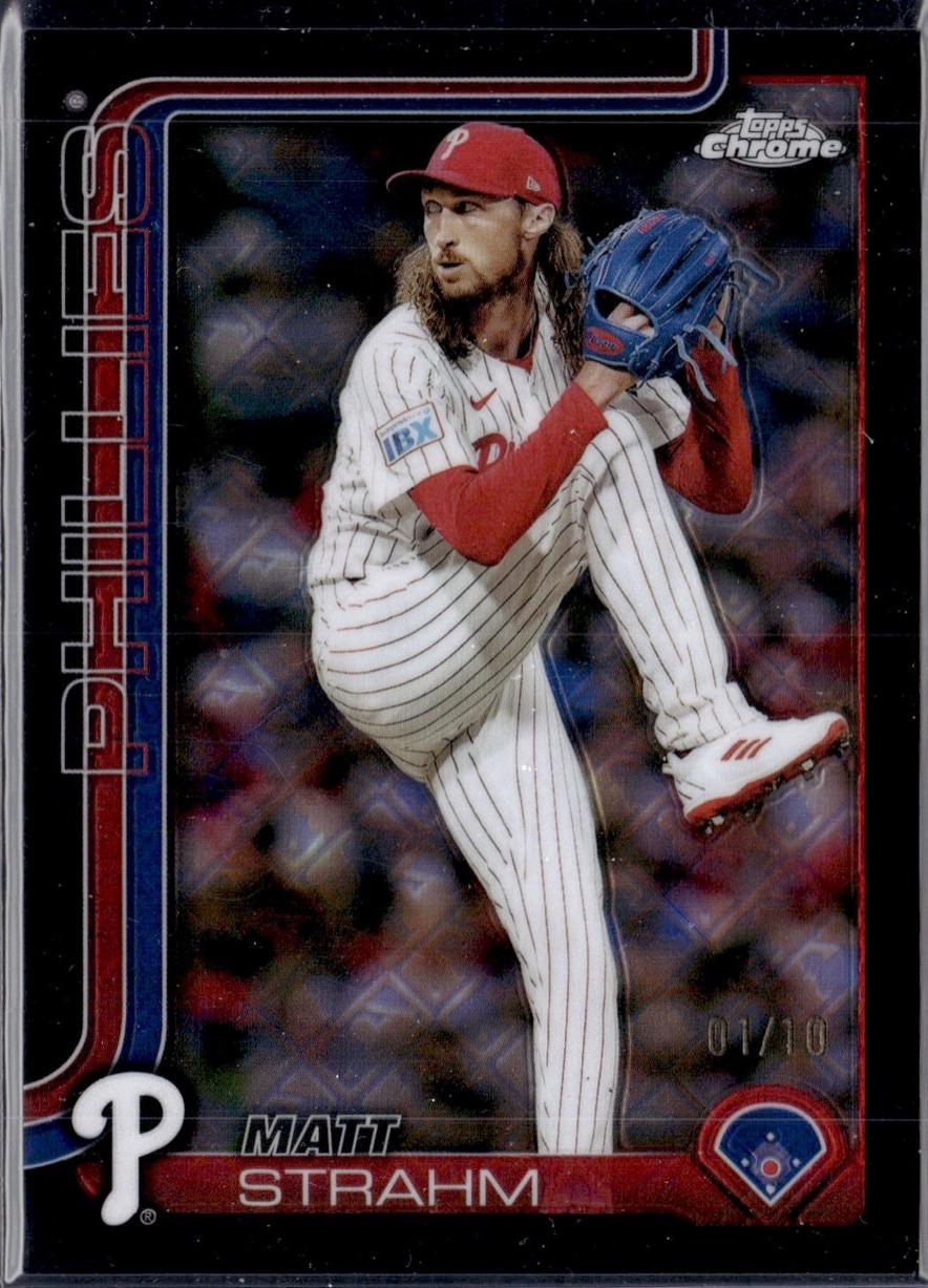 Matt Strahm [Black Refractor] #178