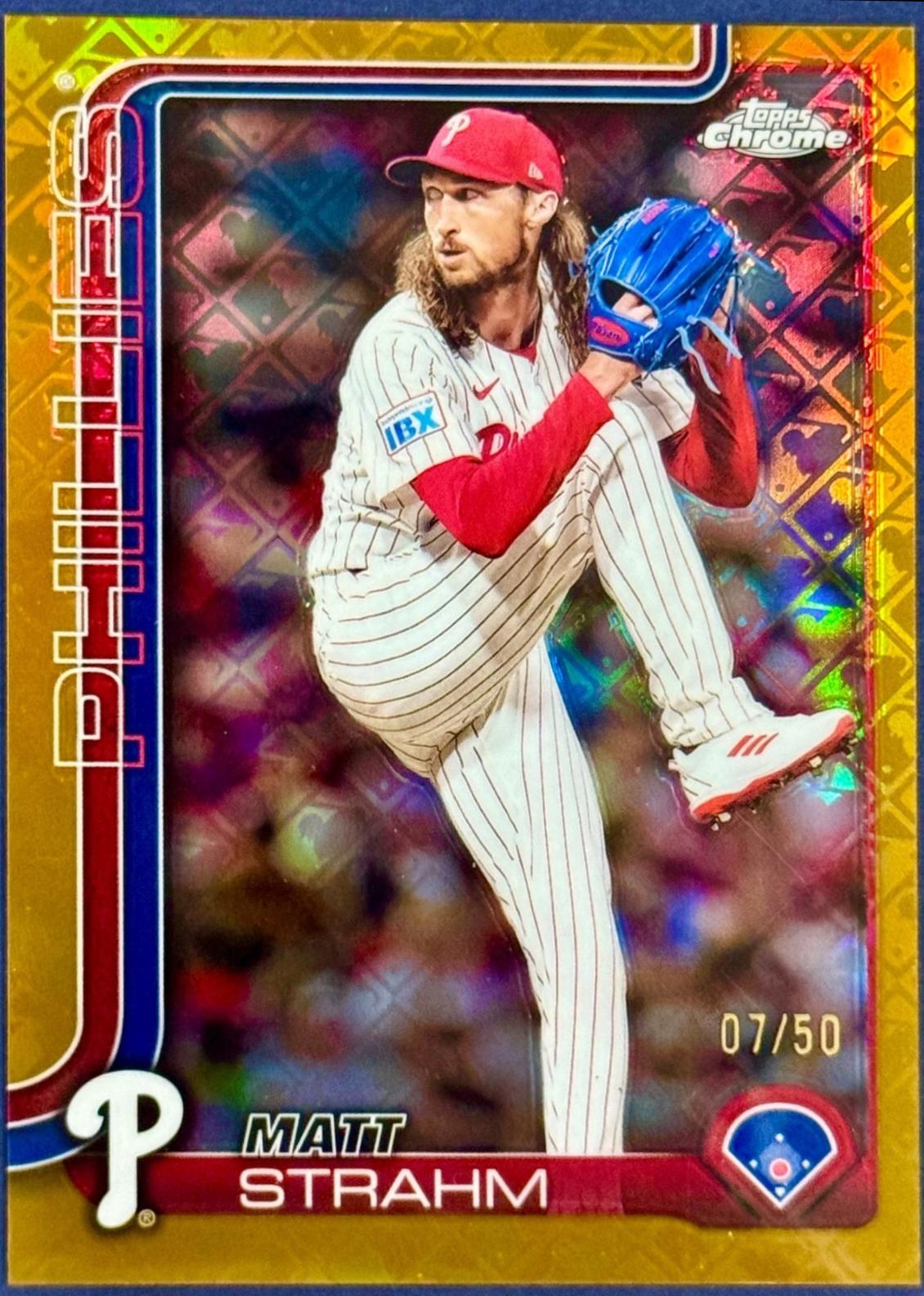 Matt Strahm [Gold Refractor] #178
