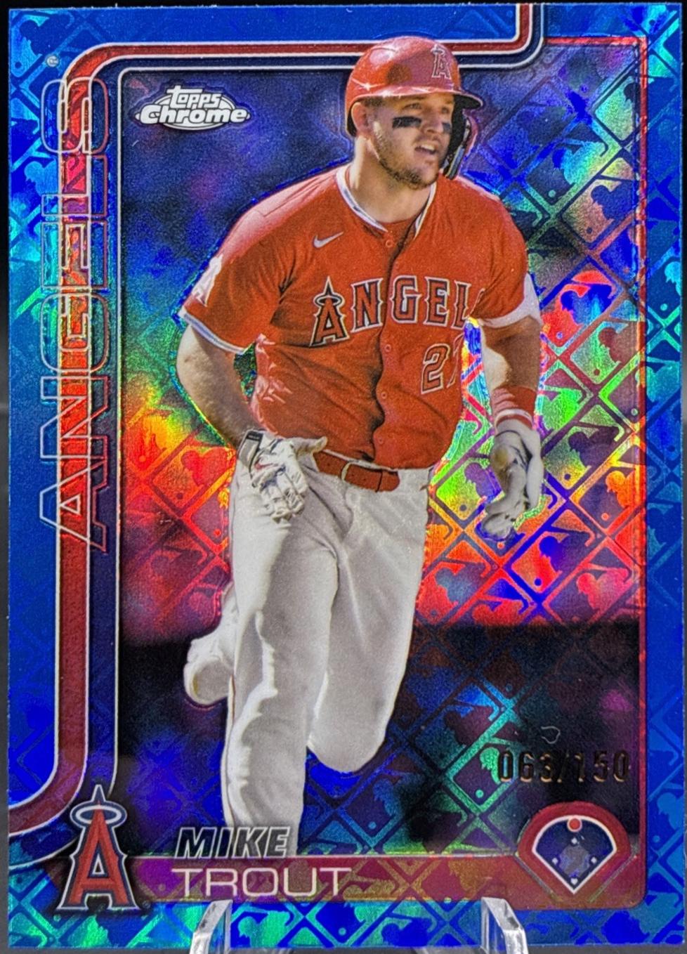 Mike Trout [Blue Refractor] #100